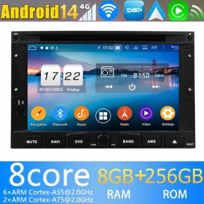 7" Android 14.0 Autoradio con Navigatore GPS per Peugeot 307 (2001-2011)-1