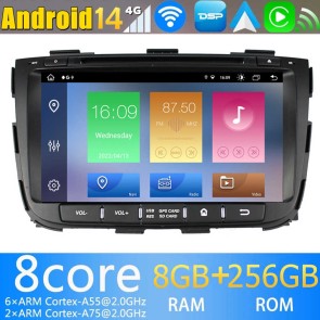 8" Android 14.0 Autoradio con Navigatore GPS per Kia Sorento (2013-2015)-1