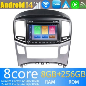 8" Android 14.0 Autoradio con Navigatore GPS per Hyundai H1 (Dal 2016)-1