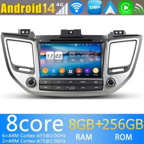 8" Android 13.0 Autoradio Navigatore GPS Specifico per Hyundai ix35 (2015-2017)-1