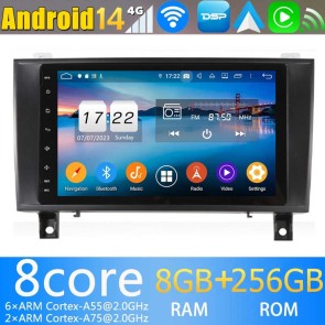 Mercedes SLK R171 Android 13 Autoradio Lettore DVD con 8GB+128GB Bluetooth Comandi al volante DSP DAB USB 4G WiFi OBD2 CarPlay - 8