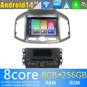 8" Android 14.0 Autoradio con Navigatore GPS per Chevrolet Captiva (2012-2017)-1