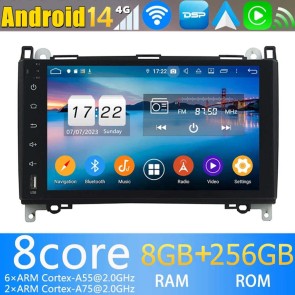 9" Android 13.0 Autoradio Navigatore GPS Specifico per Mercedes Vito W639 (2006-2018)-1