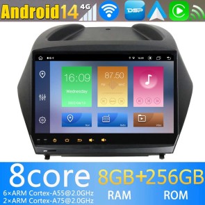 9" Android 14.0 Autoradio con Navigatore GPS per Hyundai Tucson (2009-2015)-1