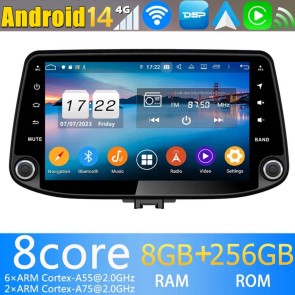 9" Android 14.0 Autoradio Navigatore GPS Specifico per Hyundai Elantra GT (Dal 2017)-1