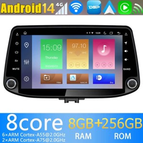9" Android 14.0 Autoradio con Navigatore GPS per Hyundai i30 (2017-2021)-1
