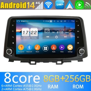 9" Android 13.0 Autoradio Navigatore GPS Specifico per Hyundai Kona (Dal 2017)-1