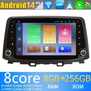 9" Android 14.0 Autoradio con Navigatore GPS per Hyundai Kona (2017-2022)-1