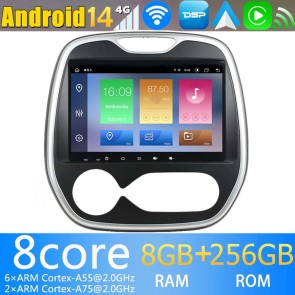 9" Android 14.0 Autoradio con Navigatore GPS per Renault Captur (2011-2019)-1