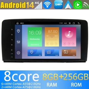 9" Android 14.0 Autoradio con Navigatore GPS per Mercedes W251 (2006-2016)-1