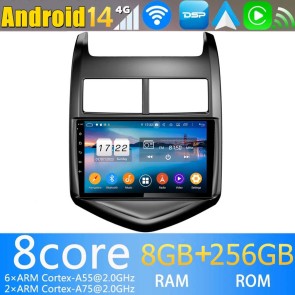 9" Android 13.0 Autoradio Navigatore GPS Specifico per Chevrolet Aveo (2012-2015)-1