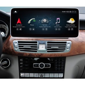 Mercedes CLS C218 Android 13.0 Autoradio Lettore Multimediale Navigazione GPS con 8-Core 8GB+256GB Touchscreen Bluetooth vivavoce SWC DAB USB WiFi 4G LTE CarPlay - 12,5