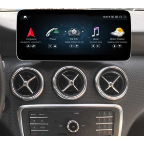 Mercedes GLA X156 Android 13.0 Autoradio Lettore Multimediale Navigazione GPS con 8-Core 8GB+256GB Touchscreen Bluetooth vivavoce SWC DAB USB WiFi 4G LTE CarPlay - 12,5