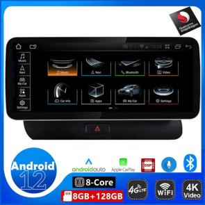 12,3" Android 12.0 Autoradio di Navigazione GPS Auto Stereo per Audi Q5 8R (Dal 2008)-1