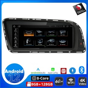8,8" Android 12.0 Autoradio di Navigazione GPS Auto Stereo per Audi Q5 8R (2008-2017)-1