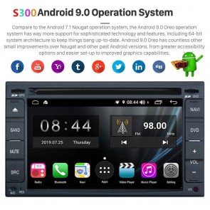 S300 Android 9.0 Autoradio Navigatore GPS Specifico per Nissan Note (Dal 2004)-1