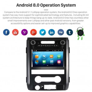 S200 Android 8.0 Autoradio Navigatore GPS Specifico per Ford F-350 (2009-2012)-1