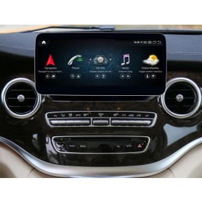 Mercedes W447 Android 14.0 Autoradio Lettore Multimediale Navigazione GPS con 8-Core 8GB+256GB Touchscreen Bluetooth vivavoce SWC DAB USB WiFi 4G LTE CarPlay - 12,5