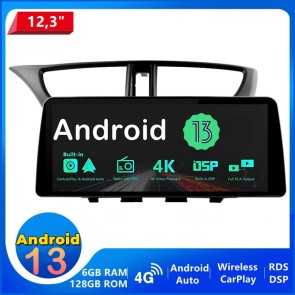 12,3" Android 13.0 Car Stereo Navigatore GPS Navigazione per Honda Civic Hatchback (2012-2017)-1