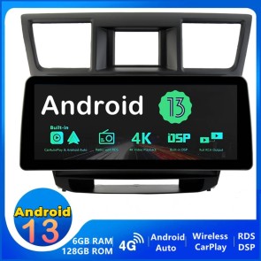 12,3" Android 13.0 Car Stereo Navigatore GPS Navigazione per Toyota Highlander (2007-2013)-1