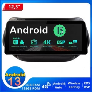 12,3" Android 14.0 Car Stereo Navigatore GPS Navigazione per Jeep Compass (2017-2020)-1