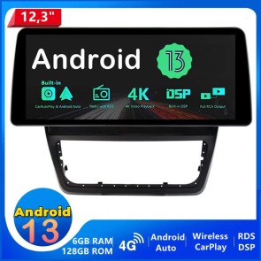 12,3" Android 13.0 Car Stereo Navigatore GPS Navigazione per Skoda Yeti 5L (Dal 2009)-1