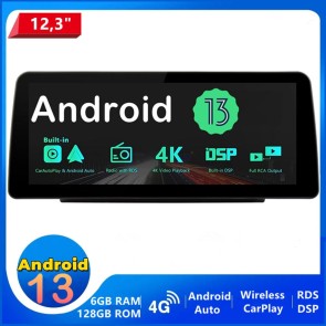 12,3" Android 13.0 Car Stereo Navigatore GPS Navigazione per Mazda 3 BK (2004-2009)-1
