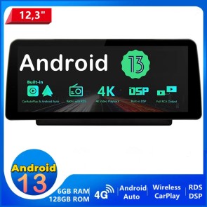12,3" Android 13.0 Car Stereo Navigatore GPS Navigazione per Ford Transit Custom (Dal 2018)-1