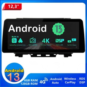 12,3" Android 13.0 Car Stereo Navigatore GPS Navigazione per Suzuki Jimny (Dal 2019)-1