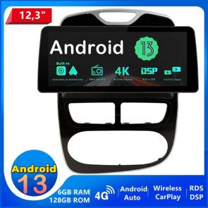 12,3" Android 13.0 Car Stereo Navigatore GPS Navigazione per Renault Clio 4 (2012-2018)-1