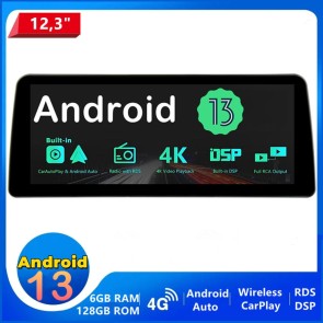 12,3" Android 13 Car Stereo Navigatore GPS Navigazione per Audi A3 S3 RS3 (Dal 2003)-1