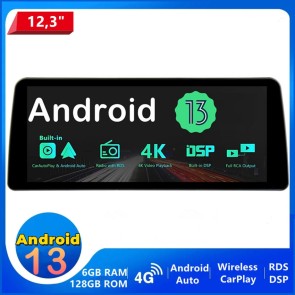 12,3" Android 13.0 Car Stereo Navigatore GPS Navigazione per Renault Mégane II (2002-2009)-1
