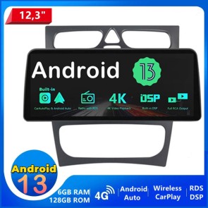 12,3" Android 13 Car Stereo Navigatore GPS Navigazione per Mercedes CLK W209 (Dal 1998)-1