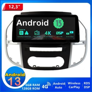 12,3" Android 14 Car Stereo Navigatore GPS Navigazione per Mercedes Vito W447 (2014-2021)-1