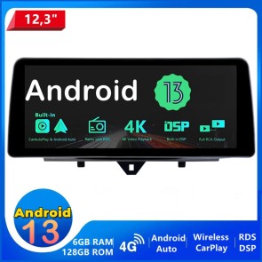 12,3" Android 13 Car Stereo Navigatore GPS Navigazione per Smart ForTwo (2011-2015)-1