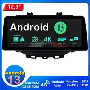 12,3" Android 13 Car Stereo Navigatore GPS Navigazione per Opel Astra K (Dal 2016)-1