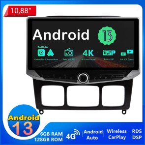 10,88" Android 14 Car Stereo Navigatore GPS Navigazione per Mercedes Classe S W220 (Dal 1998)-1