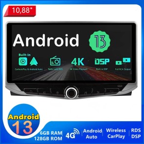 10,88" Android 13 Car Stereo Navigatore GPS Navigazione per Fiat Bravo (Dal 2007)-1