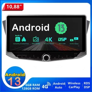 10,88" Android 13 Car Stereo Navigatore GPS Navigazione per Opel Insignia (Dal 2009)-1