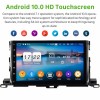 Toyota Highlander Android 10 Autoradio Lettore DVD con 8-Core 4GB+64GB Touchscreen Bluetooth Comandi al volante Microfono DSP DAB SD USB 4G LTE WiFi OBD2 CarPlay - 10" Android 10.0 Autoradio Navigatore GPS Specifico per Toyota Highlander (2014-2019)