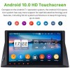 Honda Accord Android 10 Autoradio Lettore DVD con 8-Core 4GB+64GB Touchscreen Bluetooth Comandi al volante Microfono DSP DAB CD SD USB 4G LTE WiFi MirrorLink OBD2 CarPlay - 10" Android 10.0 Autoradio Navigatore GPS Specifico per Honda Accord 8 (2008-2013)
