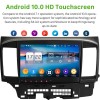 Mitsubishi Lancer Android 10 Autoradio Lettore DVD con 8-Core 4GB+64GB Touchscreen Bluetooth Comandi al volante Microfono DAB SD USB 4G LTE WiFi MirrorLink OBD2 CarPlay - 10" Android 10.0 Autoradio Navigatore GPS Specifico per Mitsubishi Lancer (2006-2016