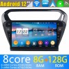 Citroën C-Elysée Android 13 Autoradio Lettore DVD con 8GB+128GB Bluetooth Comandi al volante DSP DAB USB 4G WiFi CarPlay - 10" Android 13.0 Autoradio Navigatore GPS per Citroën C-Elysée (Dal 2013)