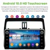 Toyota Land Cruiser Prado J150 Android 10 Autoradio Lettore DVD con 8-Core 4GB+64GB Touchscreen Bluetooth Comandi al volante Microfono DAB SD USB 4G LTE WiFi CarPlay - 10" Android 10.0 Autoradio Navigatore GPS Specifico per Toyota Land Cruiser Prado J150 