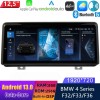 BMW F32/F33/F36 Android 13 Autoradio Lettore Multimediale Navigazione GPS con 8-Core 8GB+256GB Touchscreen Bluetooth vivavoce DSP DAB WiFi 4G LTE CarPlay - 12,5" Android 13.0 Autoradio con Navigatore GPS Auto Stereo per BMW Serie 4 F32/F33/F36 (Dal 2017)