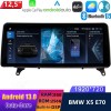 BMW X5 E70 Android 13 Autoradio Lettore Multimediale Navigazione GPS con 8-Core 8GB+256GB Touchscreen Bluetooth vivavoce DSP SWC DAB SD USB WiFi 4G LTE CarPlay - 12,5" Android 13.0 Autoradio con Navigatore GPS Auto Stereo per BMW X5 E70 (Dal 2007)