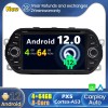 Fiat Tipo Android 12.0 Autoradio Lettore DVD con Bluetooth Vivavoce DAB USB 4G WiFi OBD2 Carplay - Android 12 Car Stereo Navigatore GPS Navigazione per Fiat Tipo (Dal 2015)