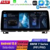 BMW Serie 7 F01/F02 Android 13 Autoradio Lettore Multimediale Navigazione GPS con 8-Core 8GB+256GB Touchscreen Bluetooth vivavoce DSP SWC DAB SD USB WiFi 4G LTE CarPlay - 12,5" Android 13.0 Autoradio con Navigatore GPS Auto Stereo per BMW Serie 7 F01/F02 