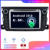 Smart ForTwo Android 10.0 Autoradio Lettore DVD con 7 Pollici HD Touchscreen Bluetooth Vivavoce Microfono RDS DAB CD SD USB 4G WiFi TV MirrorLink OBD2 Carplay - Android 10 Car Stereo Navigatore GPS Navigazione per Smart ForTwo W451 (2011-2014)
