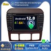 Mercedes Classe S W220 Android 12.0 Autoradio Lettore DVD con 7 Pollici Display Bluetooth Vivavoce DAB USB 4G WiFi OBD2 Carplay - Android 12 Car Stereo Navigatore GPS Navigazione per Mercedes Classe S W220 (1998-2005)